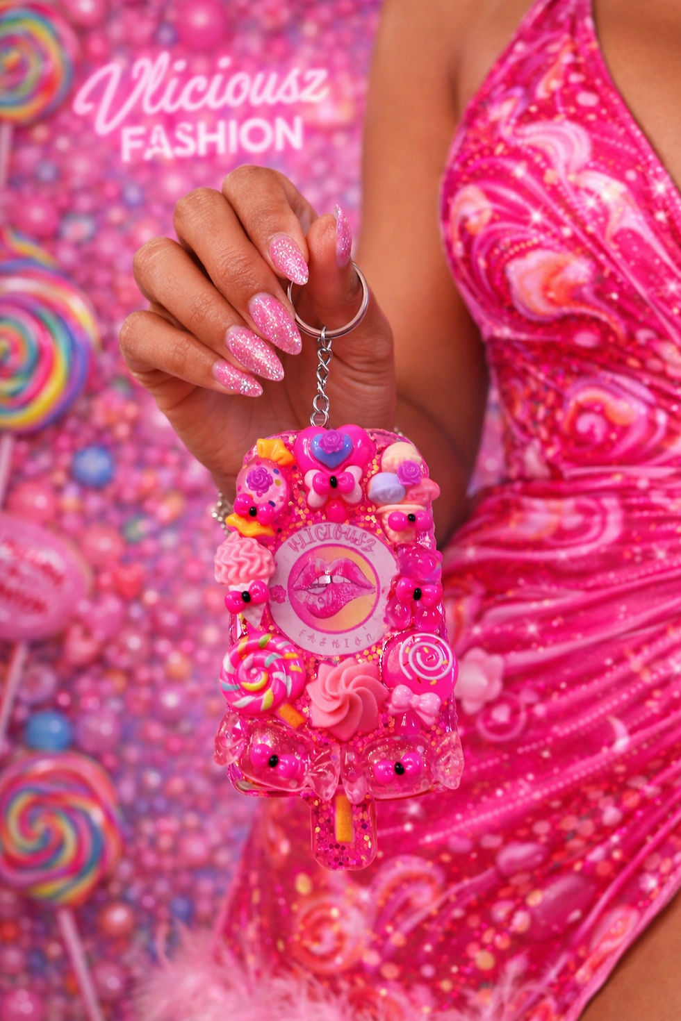 Thumbnail: CANDY STORAGE CASE KEYCHAIN💕 Vliciousz Style! 