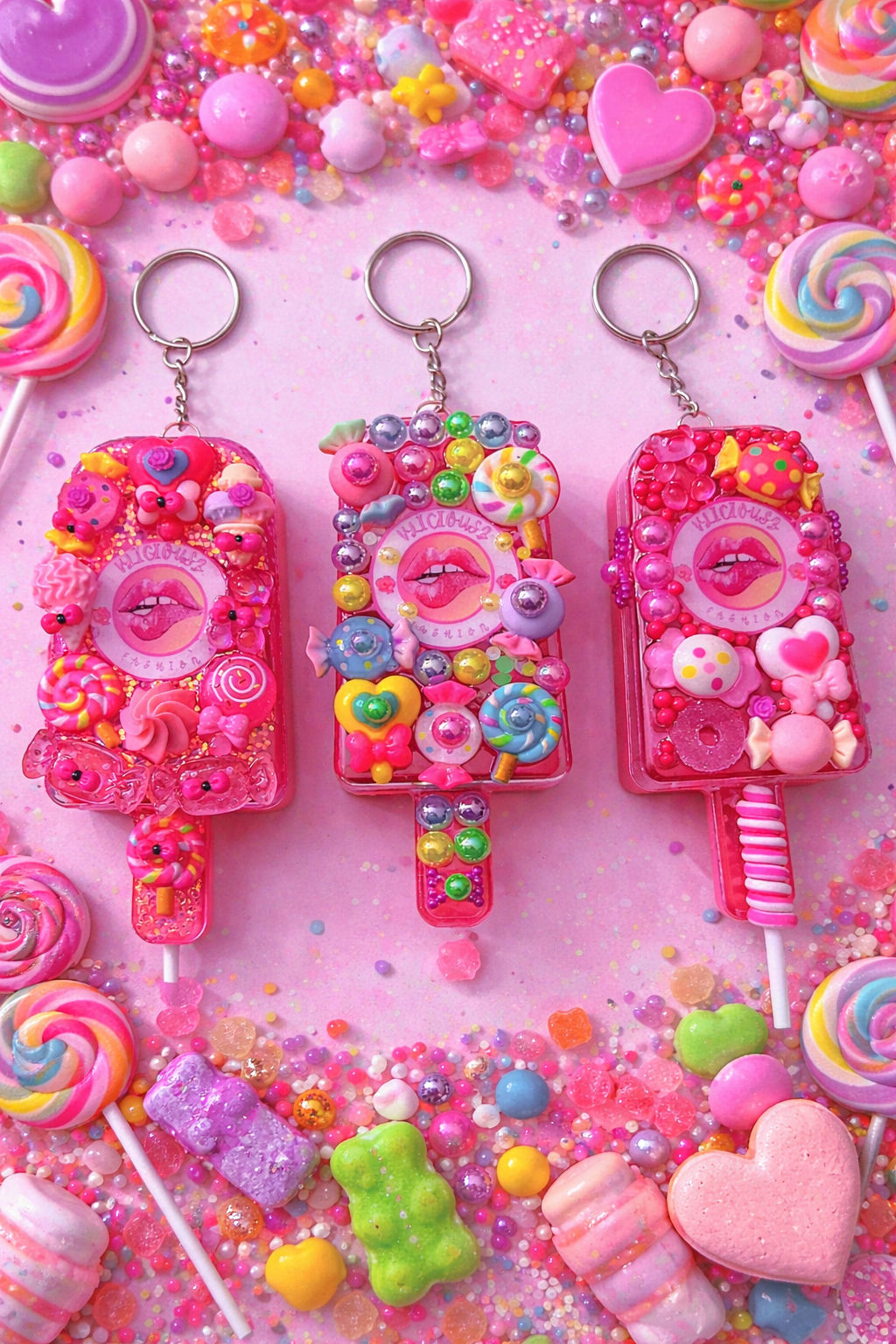 CANDY STORAGE CASE KEYCHAIN💕 Vliciousz Style! 