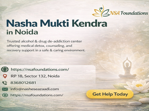 NSA Foundations is a trusted rehab centre in Noida helping individuals overcome addiction.