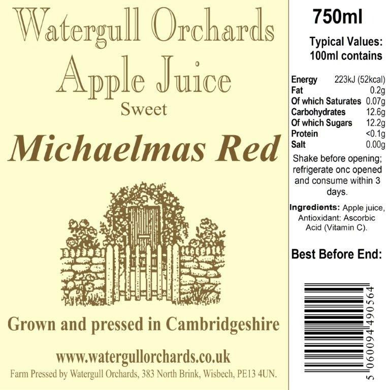 Sweet Michaelmas Red 75cl