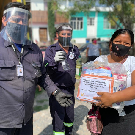 Familias de Apodaca reciben apoyo alimentario