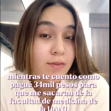  Estudiante de medicina de la UANL paga para pasar materias