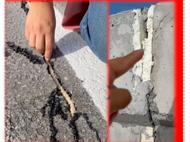 Solución rápida, chapopote, mecate e hielo seco a puente la Rioja