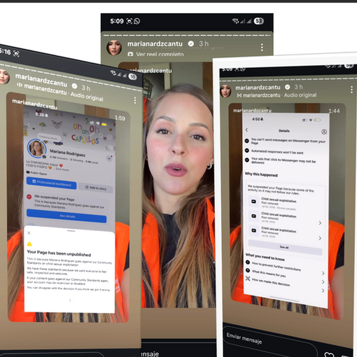 Suspende facebook a Mariana Rdz. por denuncias