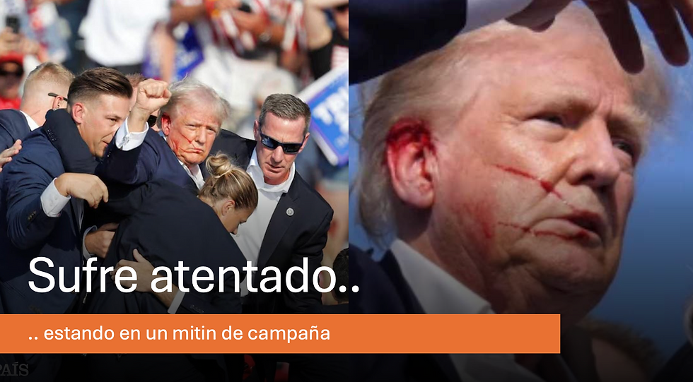 Le disparan a Donald Trump