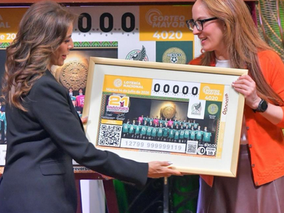 Lanza Lotería Nacional billete mundialista