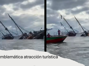 Se hundió icónico barco, El Marigalante