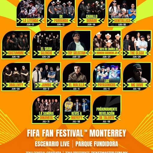 Agenda del FAN FEST FIFA lista