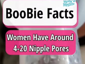 Who knew that there was more than 1️⃣ "hole" in your nipple 😮