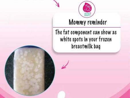 Oh no what are those white spots in my frozen breast milk bag! 🙍♀️