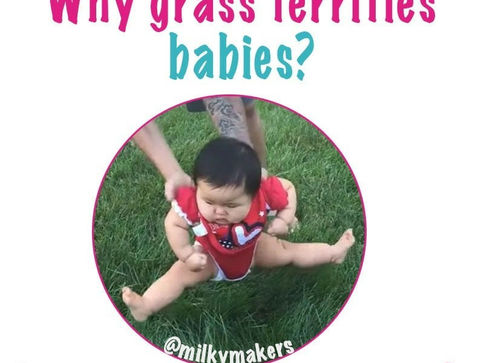 Why are babies terrified of grass