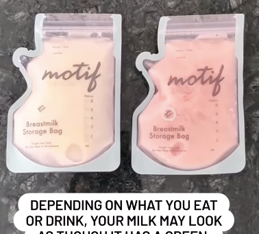 Did you know? Your breast milk can change colors!