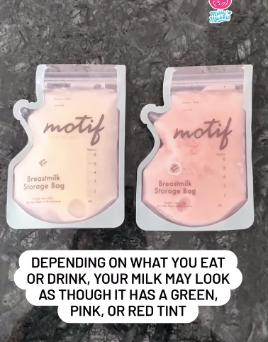 Did you know? Your breast milk can change colors!