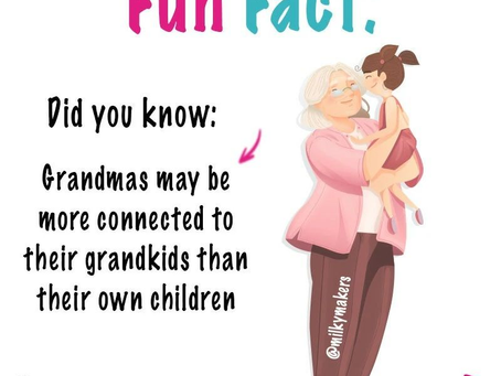 Aha! So there is a reason why grandmas are so loved by our children 👶👧👦
