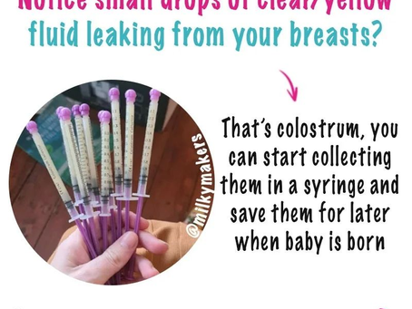Small drops of clear/yellow fluid leaking from your breast