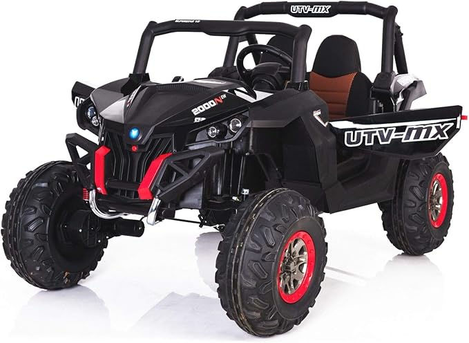 Miniaturbild: Beneo Motors Elektroauto für Kinder 24V 2 sitzer NEU RSX, Schwarz, Buggy 4x4