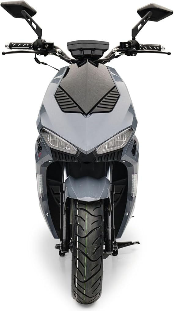 Miniature : Burnout Motorroller 50 ccm BAD S, Grau, 45 km/h, Euro 5, EFI Einspritzung,