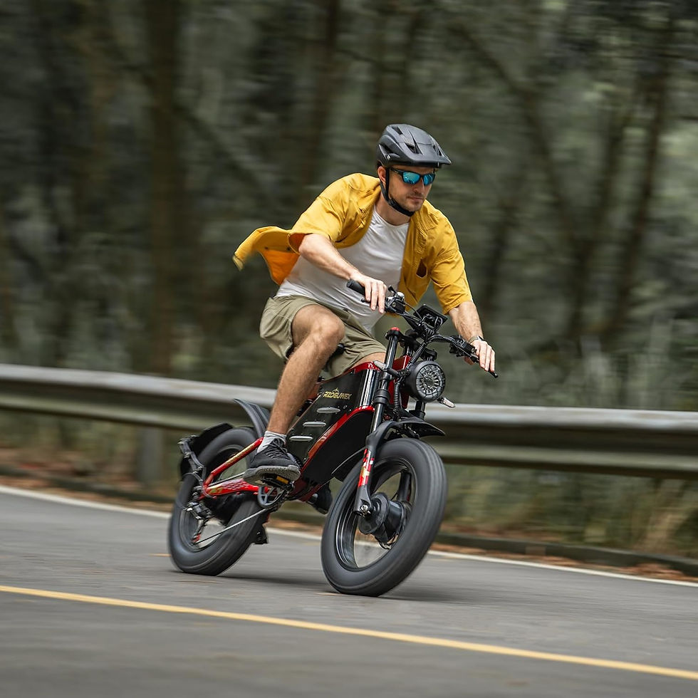 Miniature : RZOGUWEX Elektrofahrrad, 20 Zoll 160NM Doppelmotor-Offroad-EBIKE für Erwachsene