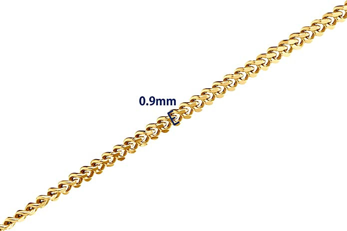 Miniature : Miore Collier Femmes Chaîne en Or Jaune 9 Carat / 375 Or avec Pendentif Poire