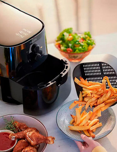 Miniature : PHILIPS Essential HD9200/91 Heißluftfritteuse, 4,1 l/800 g