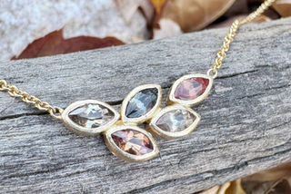 Fall leaf necklace