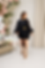 *BIBIONE* SHORT BLACK DRESS