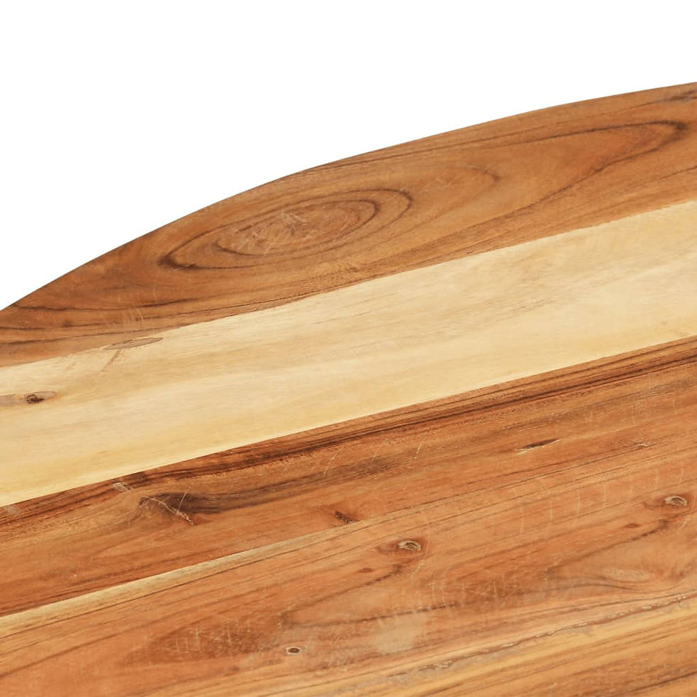 Thumbnail: vidaXL Side Table 26.8"x26.8"x22" Solid Acacia Wood