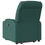 Thumbnail: vidaXL Stand up Massage Recliner Chair Dark Green Fabric
