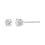 Thumbnail: 14K White Gold 5/8 Cttw Lab Diamond 4-Prong Stud Earrings (F-G, VS1-VS2)