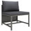 Thumbnail: vidaXL 8 Piece Patio Lounge Set with Cushions Poly Rattan Gray