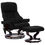 Thumbnail: vidaXL Massage Recliner Swiveling Recliner Chair Faux Leather and Bentwood