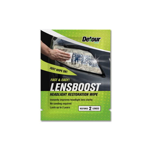LensBoost Headlight Restoration Wipes Detour Auto