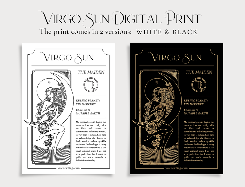 Thumbnail: Virgo Sun Digital Print