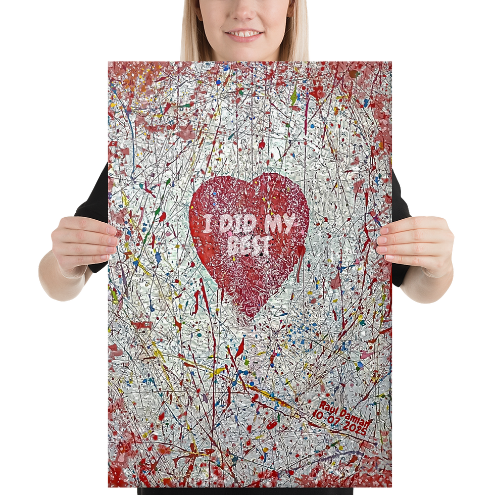 Thumbnail: "I Did My Best Gallery wrapped Canvas Print