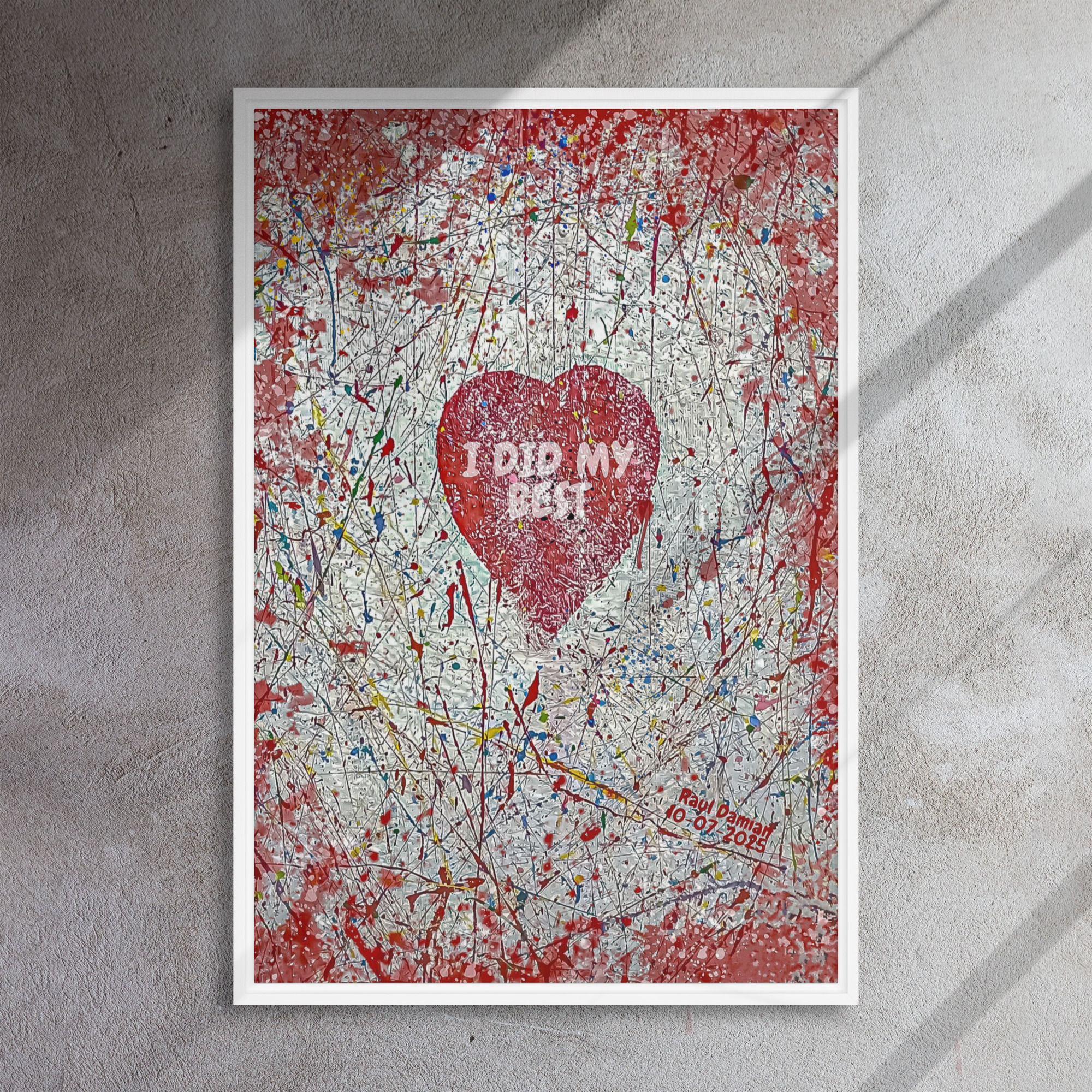 "I Did My Bed" Premium Canvas Print