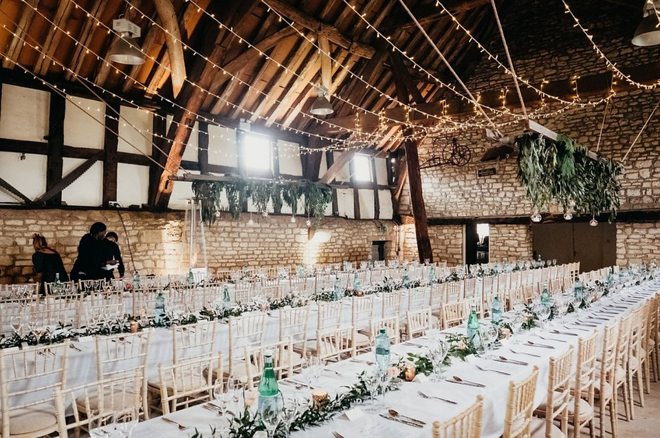 Rustic Barn Wedding planned and styled by The Cotswold Proposal Planners, Ciriaco Events, Decor, Reception, Ceremony, Fresh Flowers, Pampas, Cotswolds