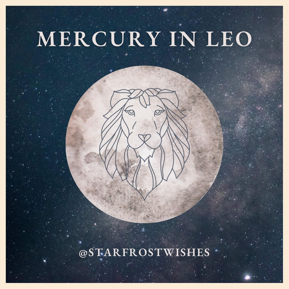Mercury in Leo