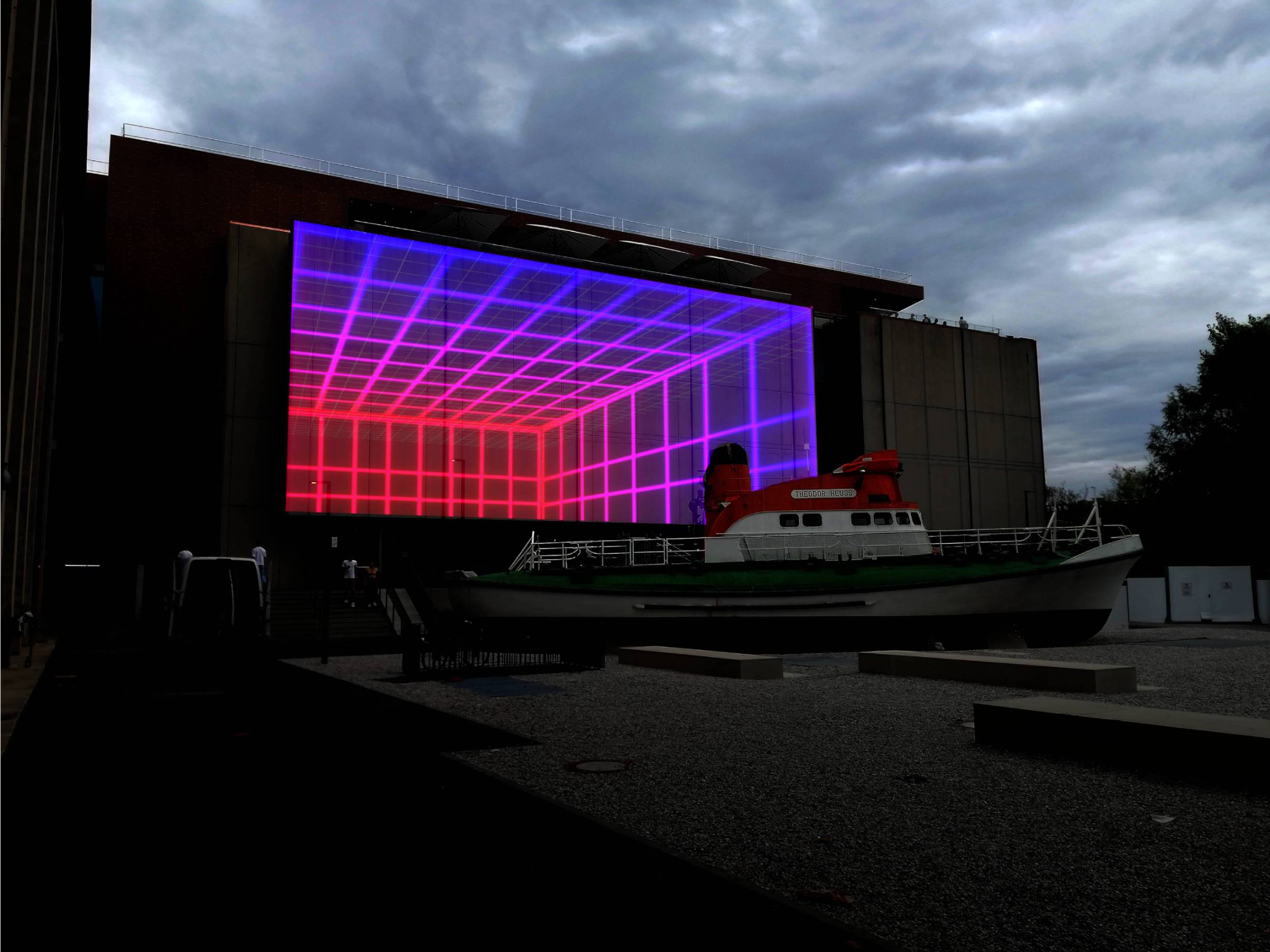immersive multimedia video projection mapping convert in Friedrichshein Berlin