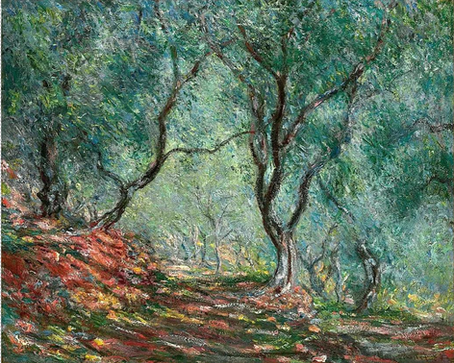 Monet painting