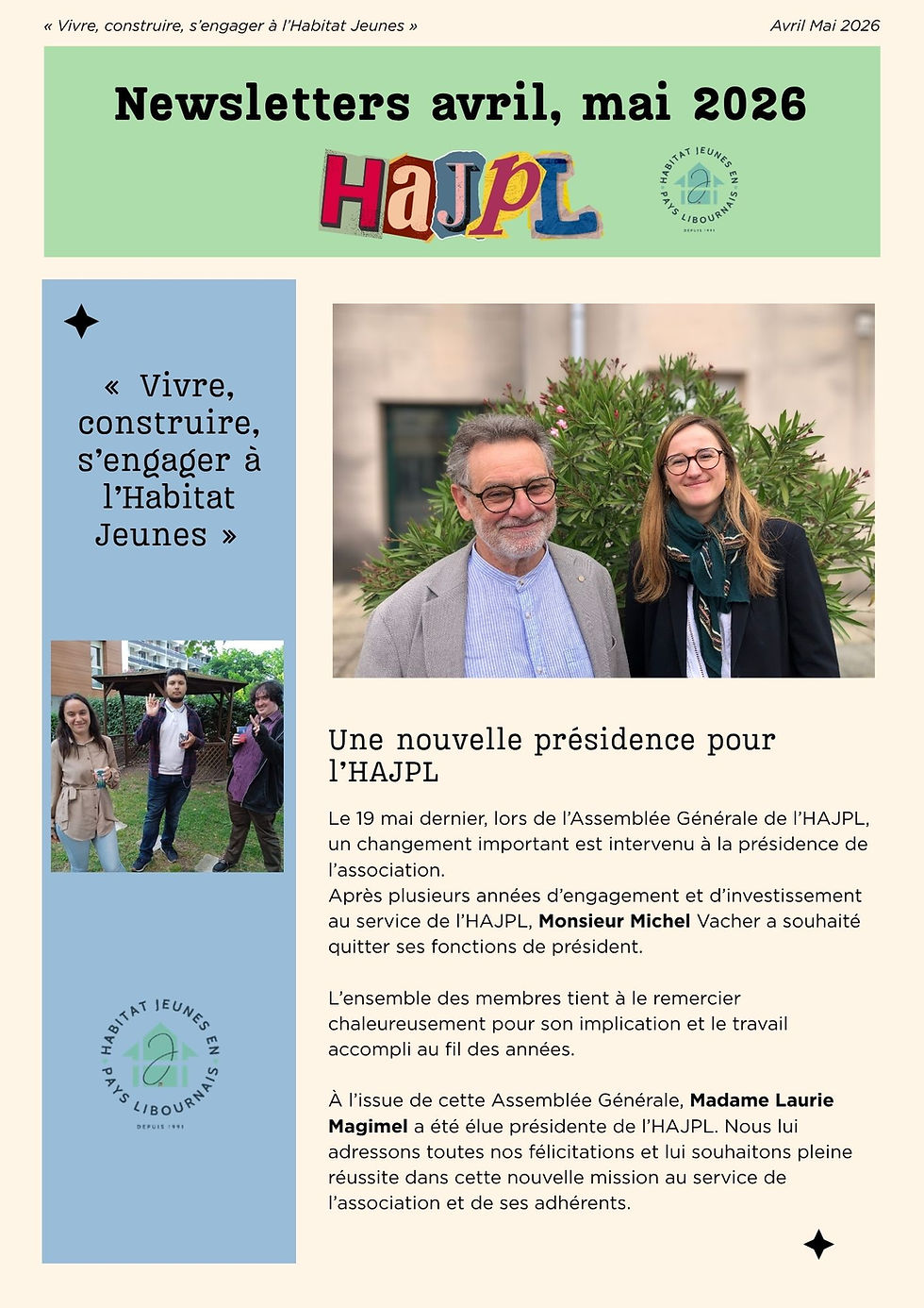 Newsletters Avri/Mai