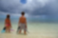 enfants faisant de la plongée en Guadeloupe