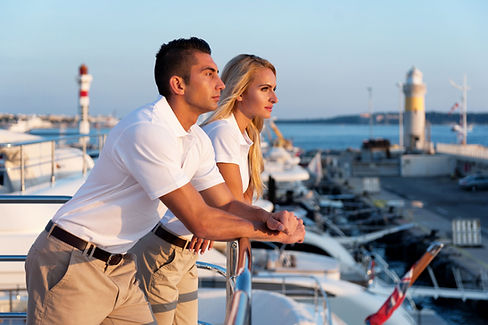 captain on a yacht in Saint-Tropez
