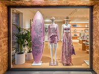 the luxury boutique of the private beach club Shellona in Saint-Tropez