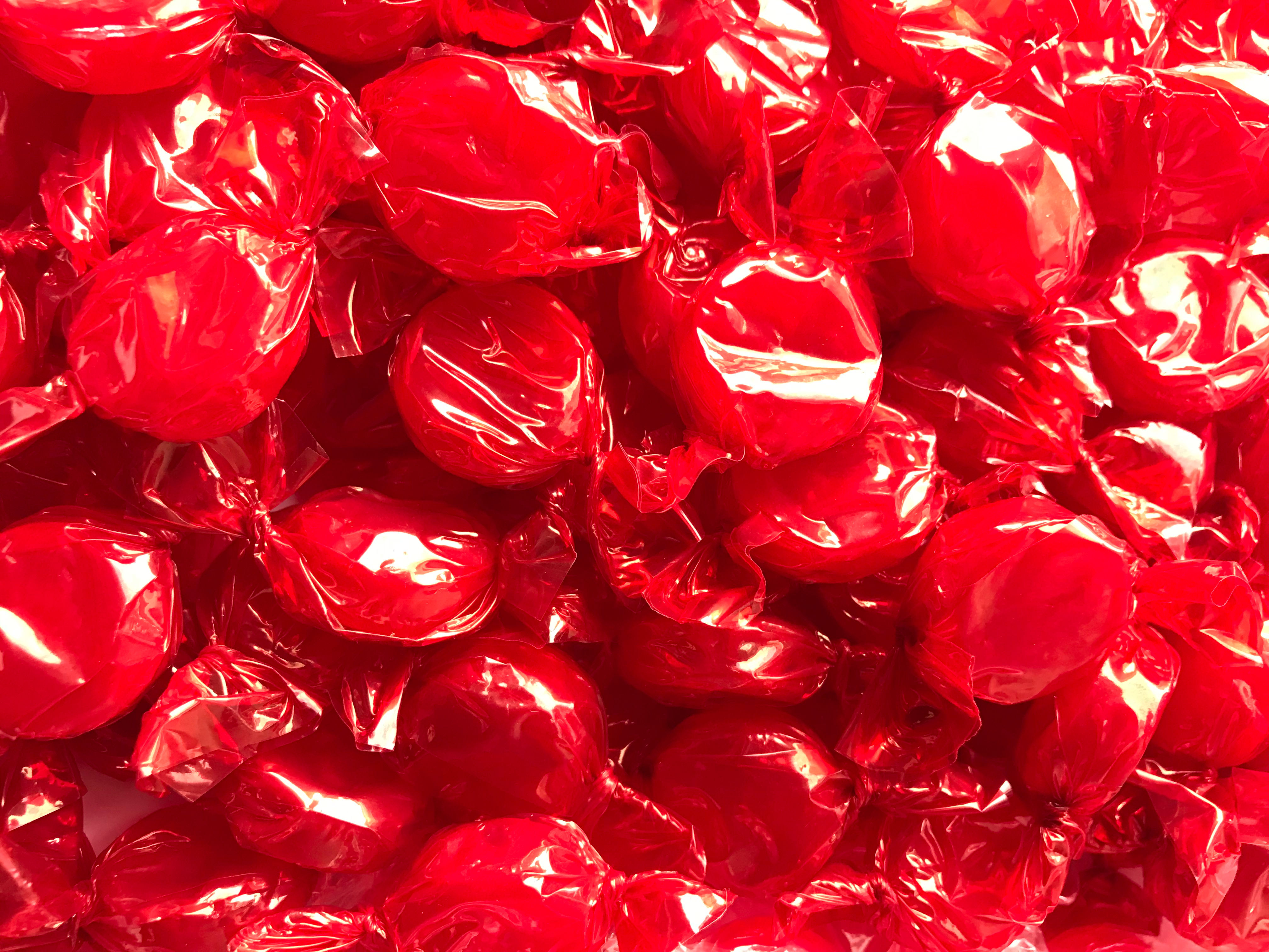 Red Disc Wrapped Candy