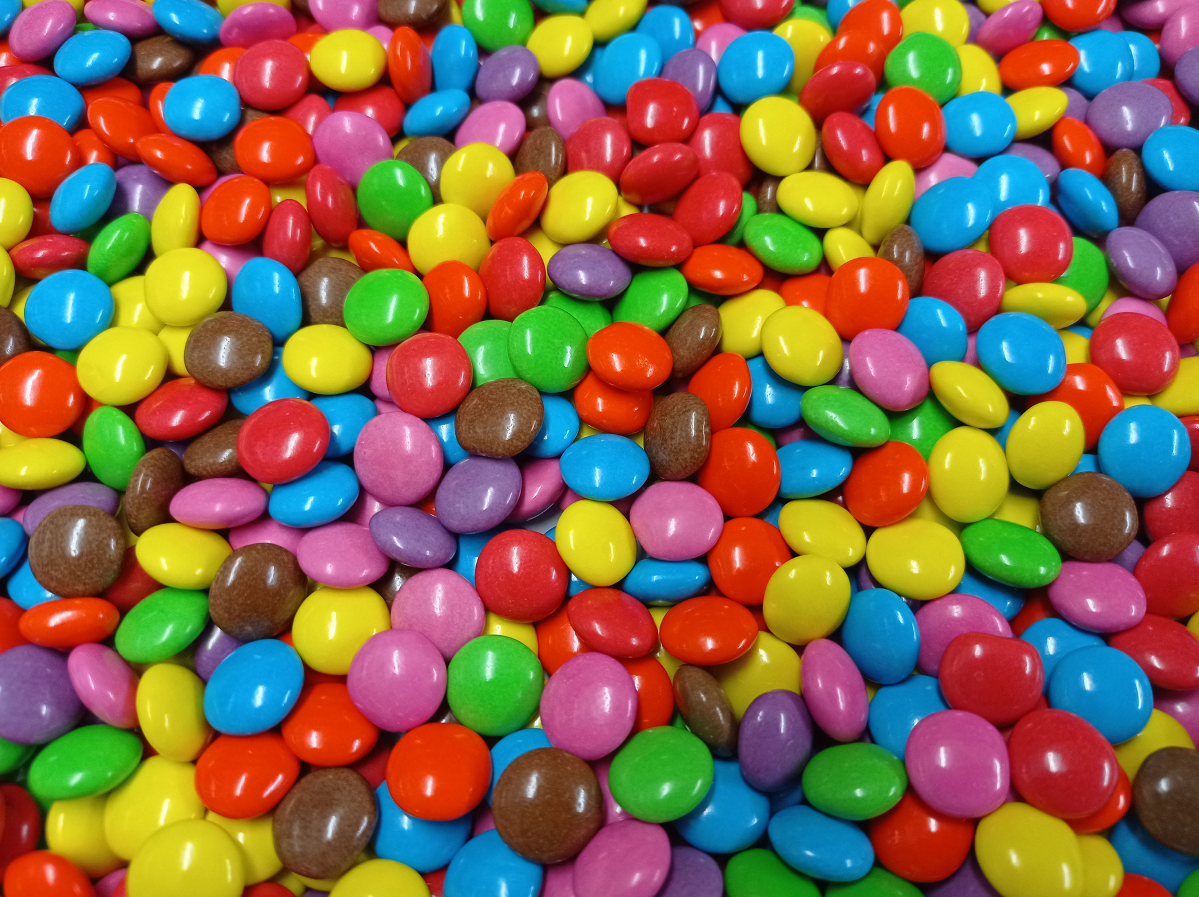 Rainbow Chocolate Buttons