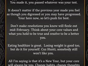 NEW YEAR, SAME YOU
