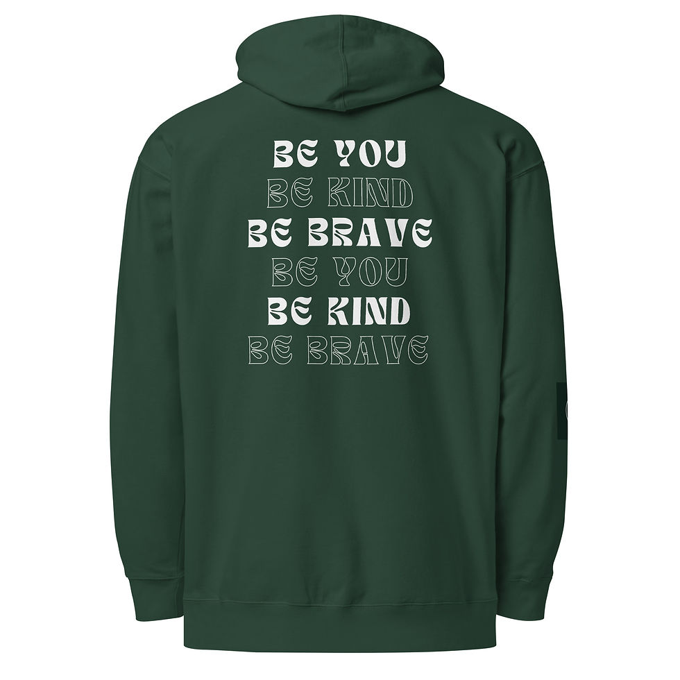 Be You Unisex midweight hoodie