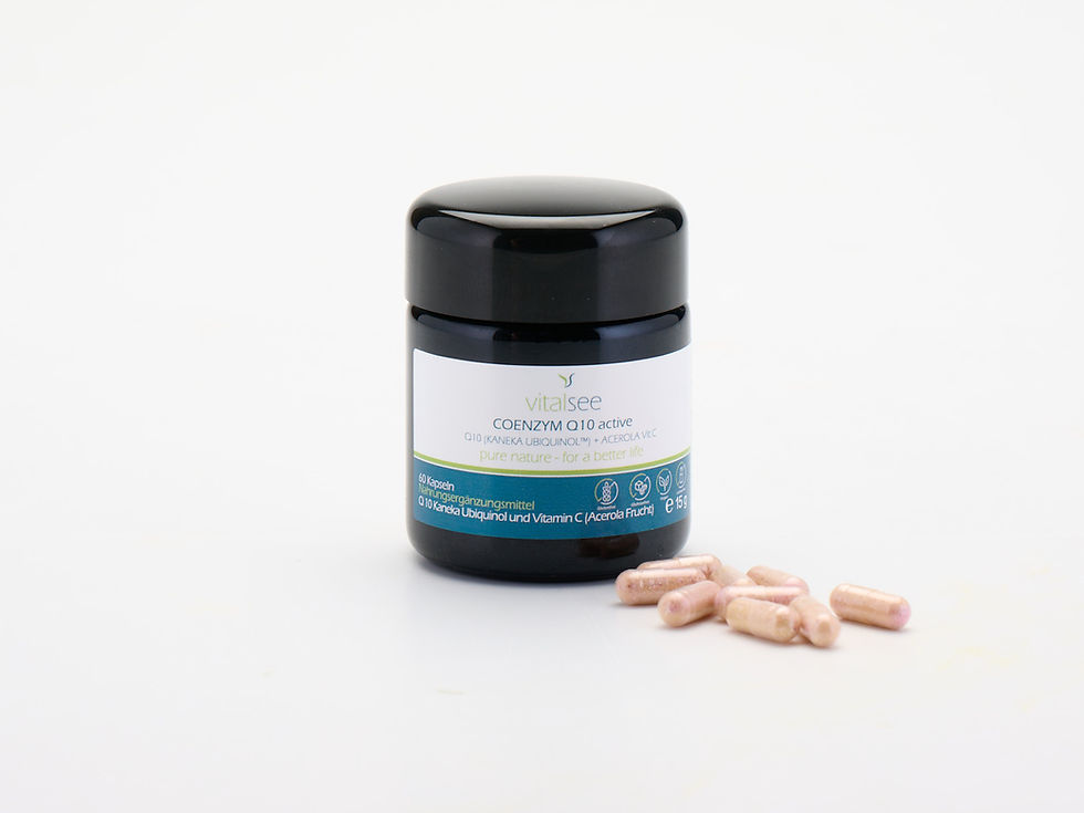 Miniaturbild: COENZYM Q10 active Q10(KANEKA UBIQUINOL TM) +Vitamin C (Acerola Frucht)
