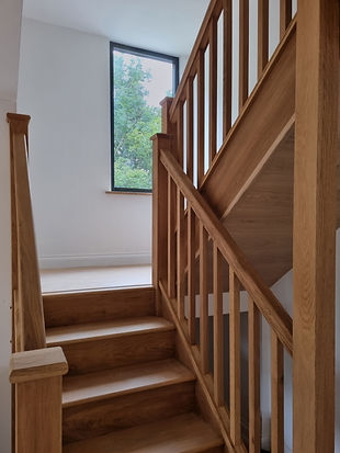 Frondeg Uchaf Stairs Evergreen Architects