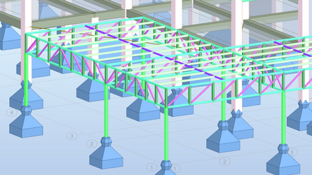 Steel roof